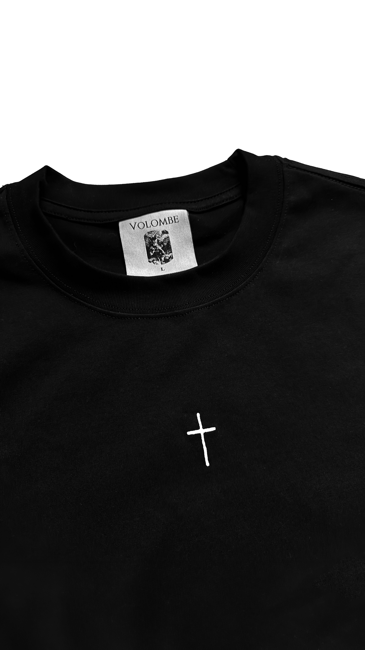 Édition limitée "Apocalypse 20:11-15 " : Tee-shirt à manche courte, Oversize, croix brodée