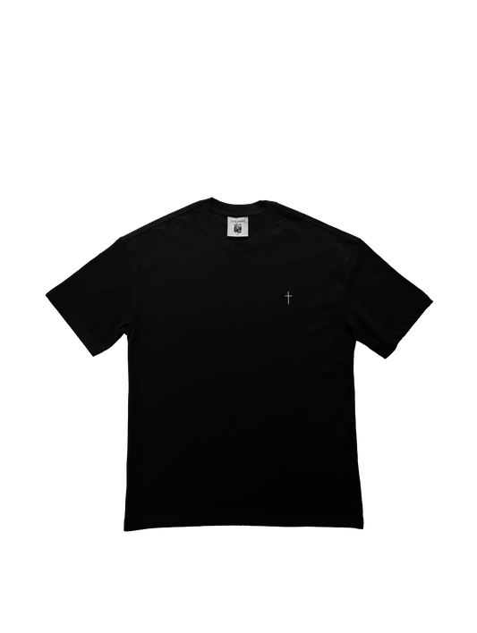 Tee-shirt à manche courte Volombe, Oversize, croix brodée